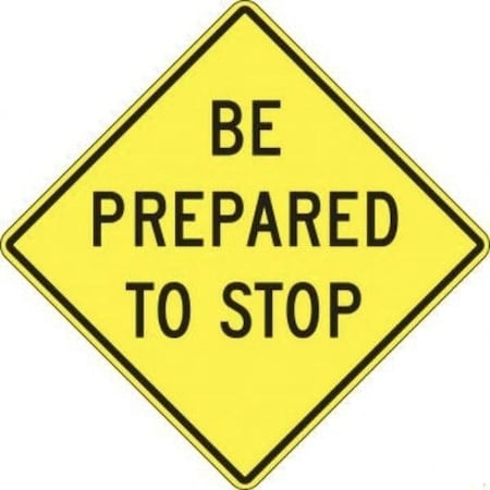 Accuform INTERSECTION WARNING SIGN BE FRW537RA FRW537RA